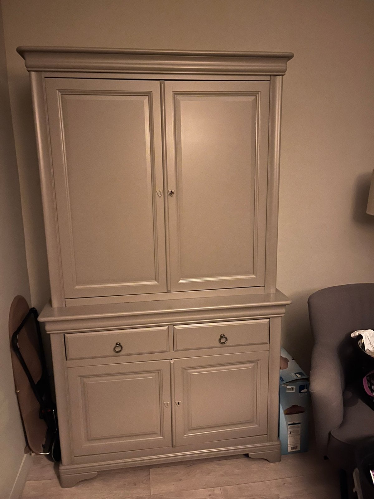 Nette (buffet)kast, Ophalen, Zo goed als nieuw, 25 tot 50 cm, 200 cm of meer