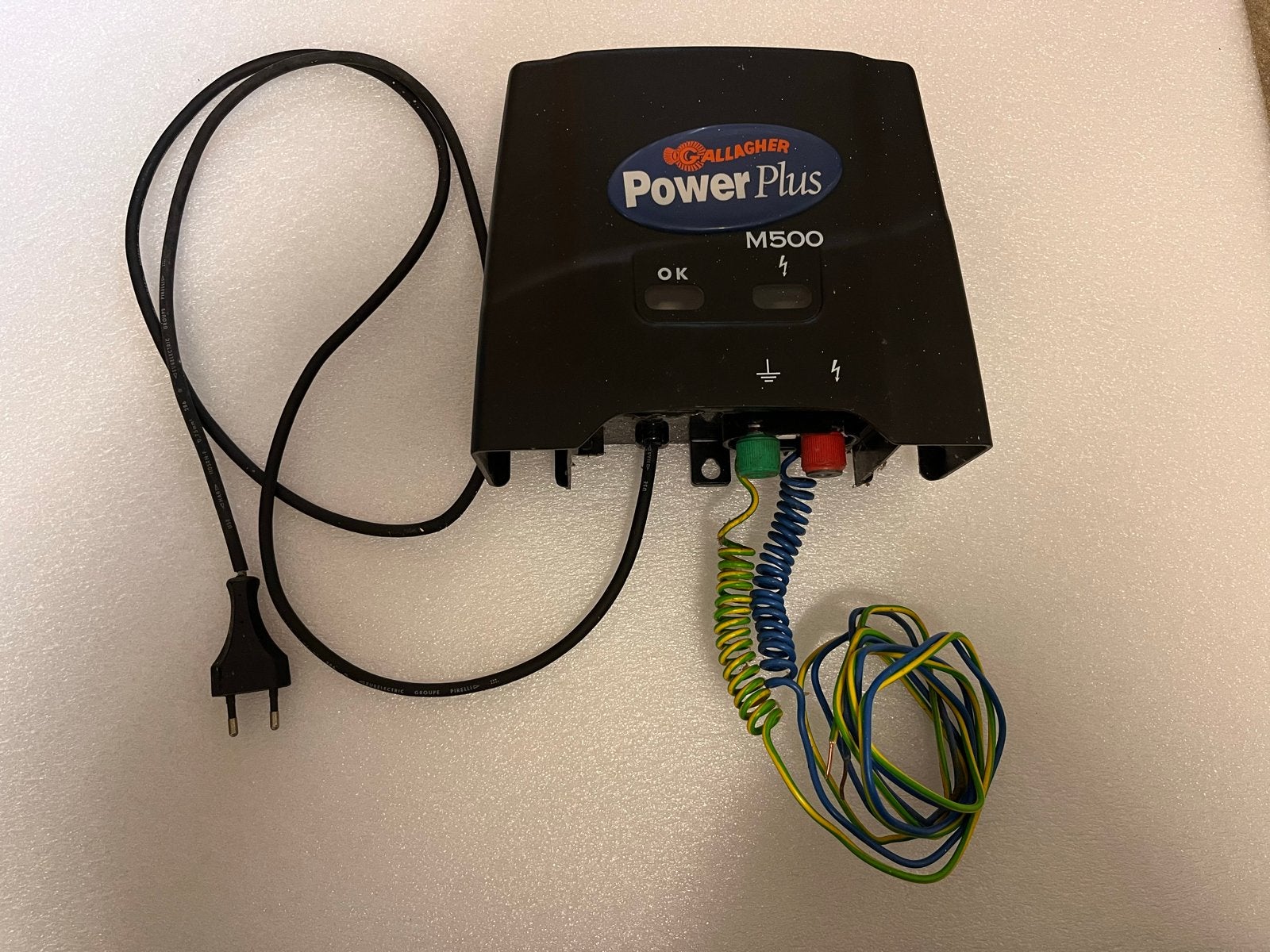 Gallagher Power Plus M500 schrikdraadapparaat (defect haakje, Ophalen, Gebruikt