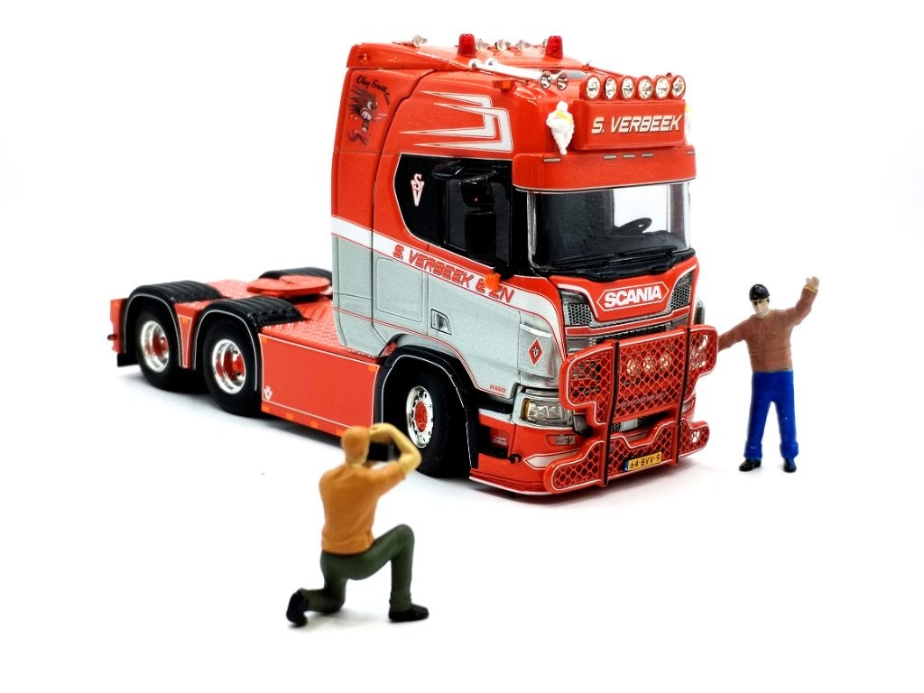 Modèle tekno et wsi Scania VERBEEK, Hobby en Vrije tijd, Verzenden, Zo goed als nieuw, Bus of Vrachtwagen, Tekno