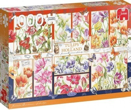 Jumbo Janneke Brinkman - Nederlandse Tulpen - 1000 stukjes, Ophalen of Verzenden, 500 t/m 1500 stukjes, Nieuw, Legpuzzel