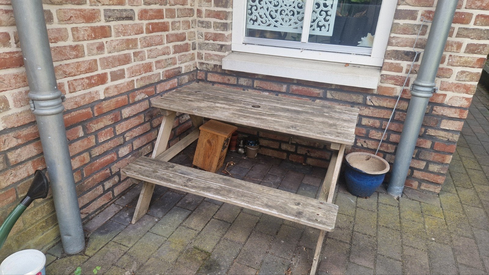 kinderpicknicktafel, Ophalen, Rechthoekig, Hout, Kinderpicknicktafel