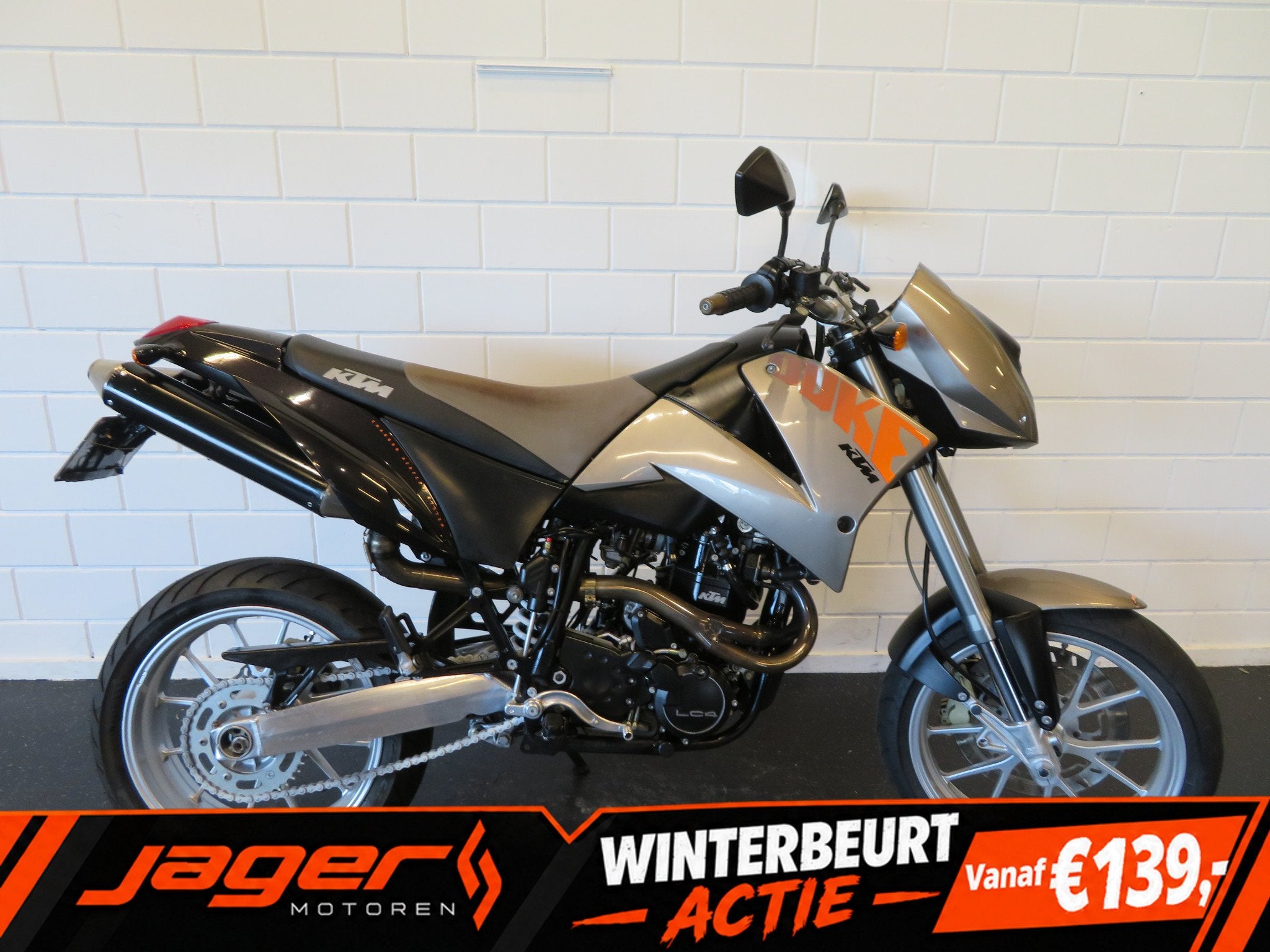 KTM DUKE 640 II SUPERGAAF! (bj 2000), Motoren, Naked bike, Gebruikt, Bedrijf