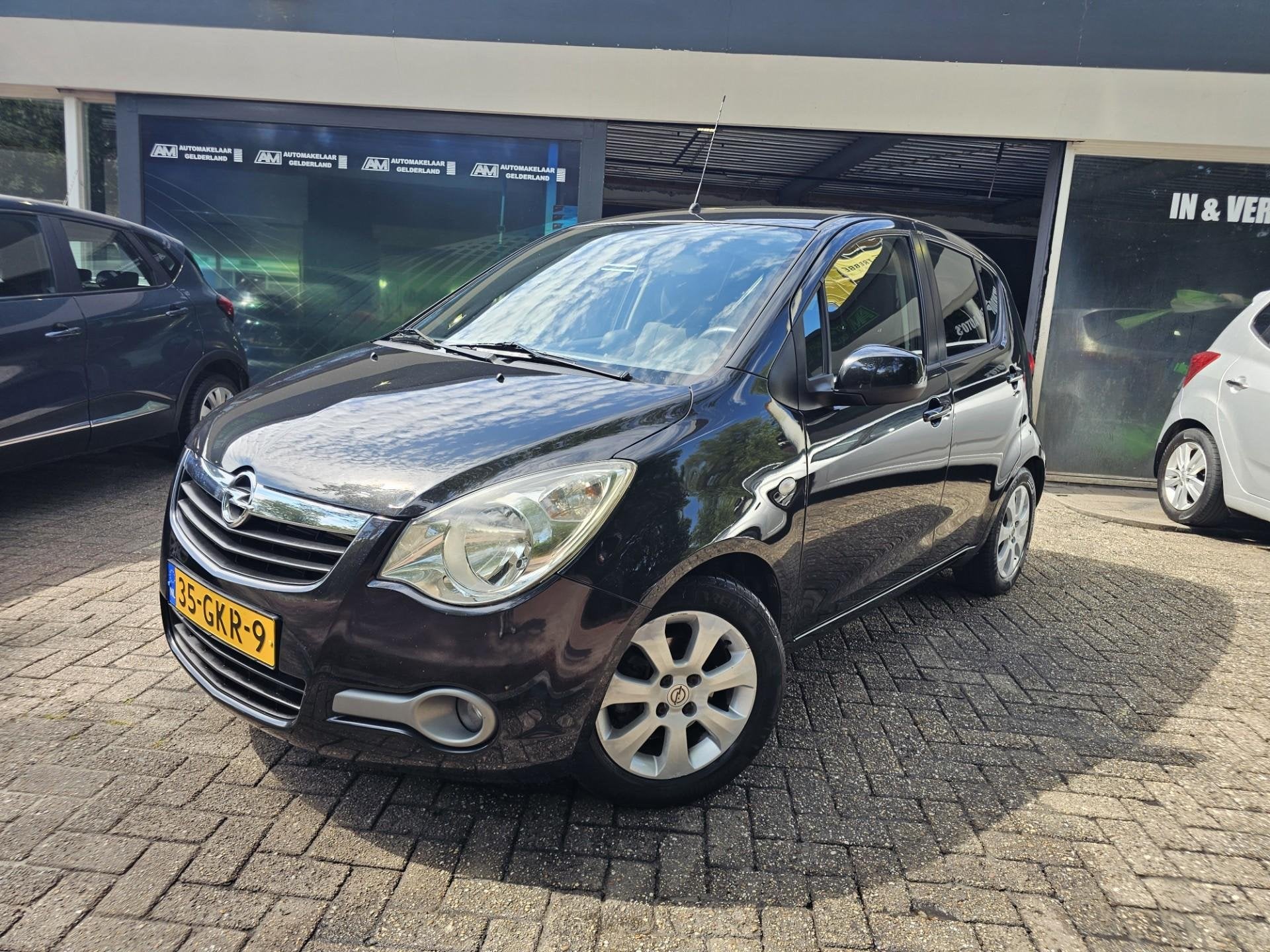 Opel Agila 1.2 Enjoy | 2E EIGENAAR | 3/6 OF 12MND GARANTIE |, Voorwielaandrijving, 4 cilinders, 965 kg, Zwart