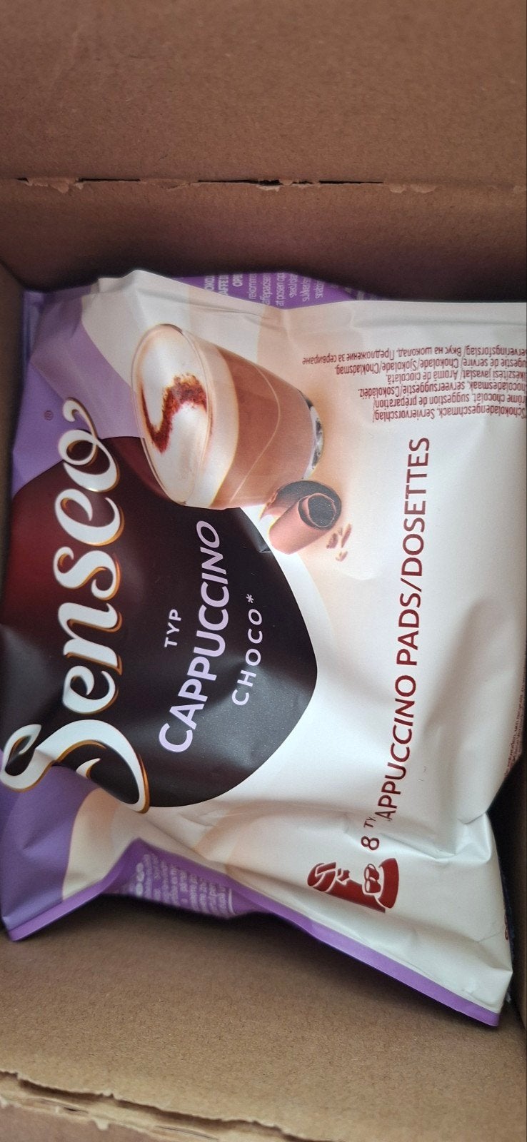 Senseo Cappuccino Choco Koffiepads, Koffiepads en cups, Ophalen of Verzenden, 2 tot 4 kopjes, Koffiemachine