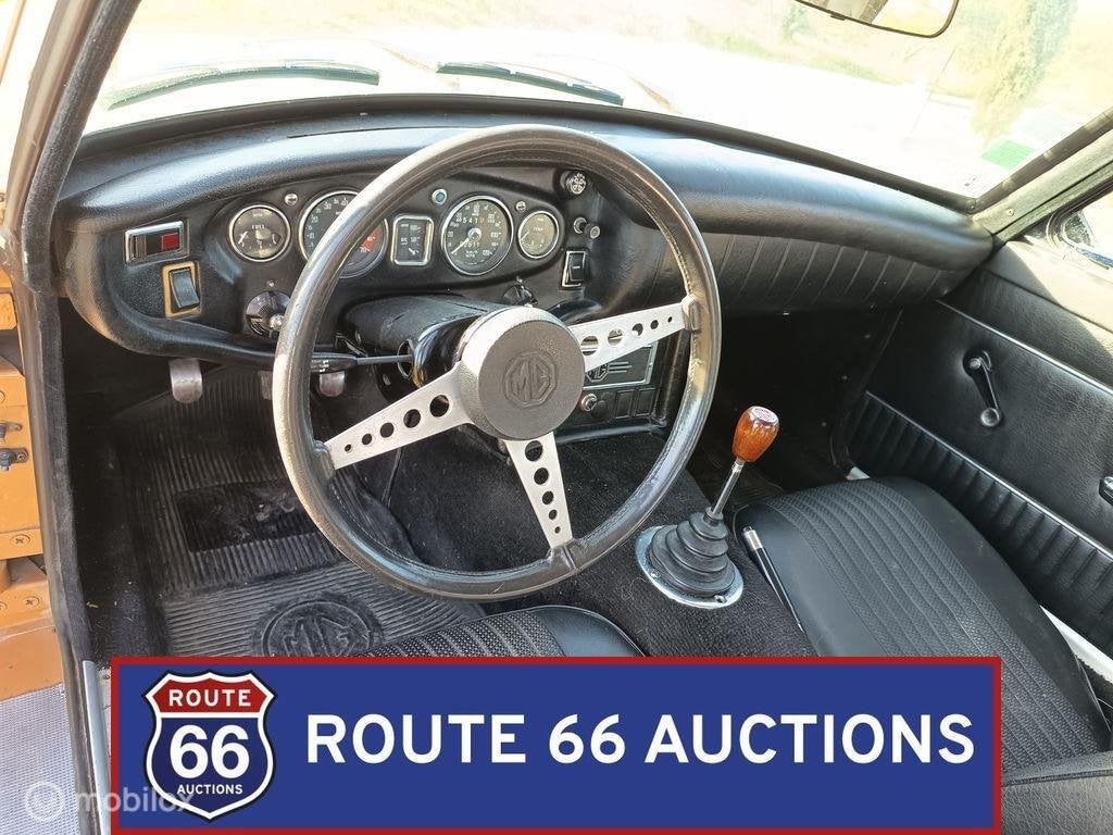 MG MGB GT | 1971 | Route 66 Auctions, Auto's, Overige carrosserieën, Zwart, Bedrijf, Handgeschakeld