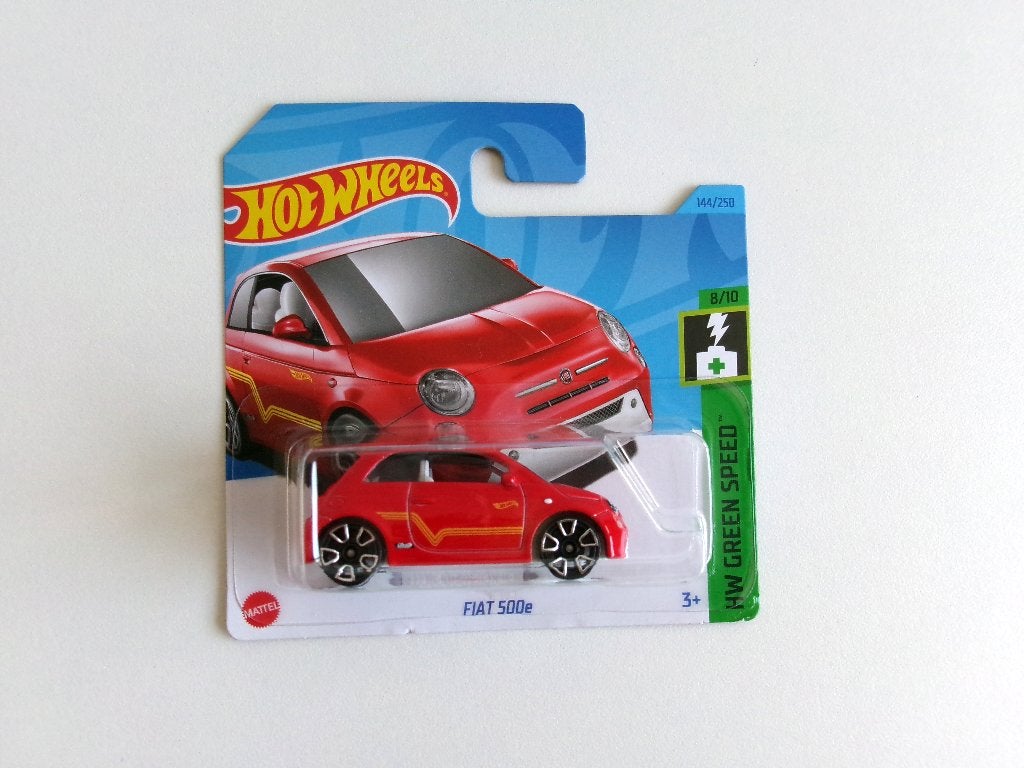 Fiat 500e rood 1:64 Hot Wheels *NIEUW*, Ophalen of Verzenden, Nieuw, Auto