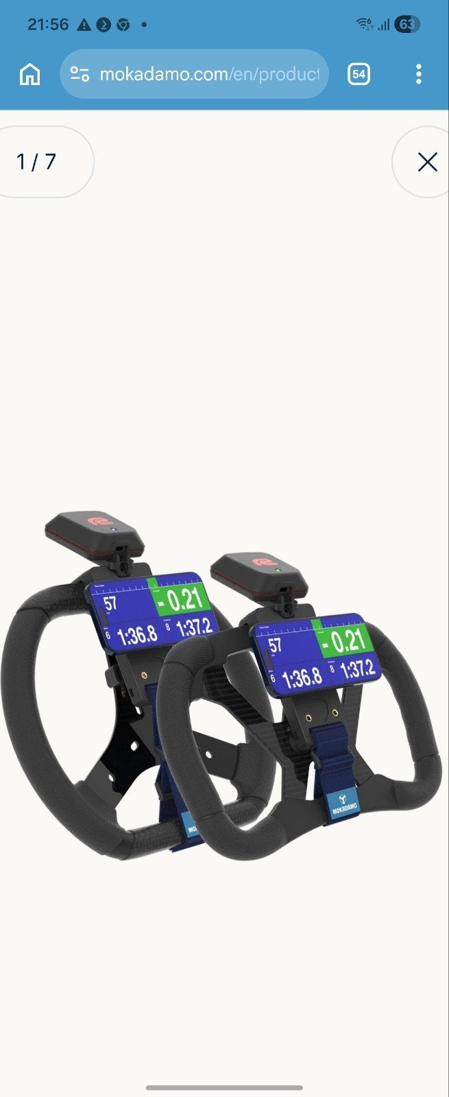 kart laptimer voor huurkarts van mokadamo, Sport en Fitness, Karting, Ophalen of Verzenden, Nieuw, Kart