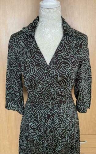 Monsoon jurk maat 40 [v], Kleding | Dames, Maat 38/40 (M), Bruin, Ophalen of Verzenden, Zo goed als nieuw