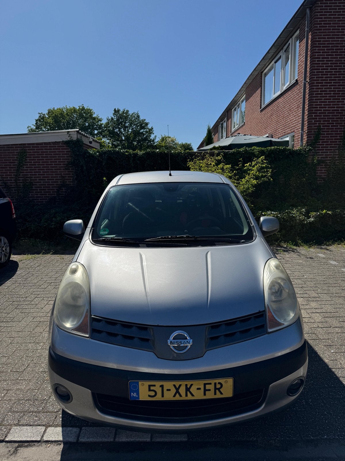 Nissan Note 1.4 16V 2007 Grijs, Voorwielaandrijving, 40 €/maand, 4 cilinders, Origineel Nederlands