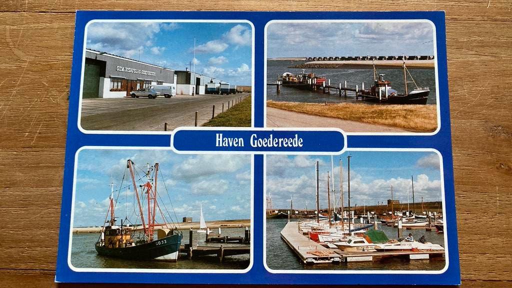Ansichtkaart:  buitenhaven Goedereede( stellendam), Verzamelen, Ansichtkaarten | Nederland, Ophalen of Verzenden, Ongelopen, Zuid-Holland