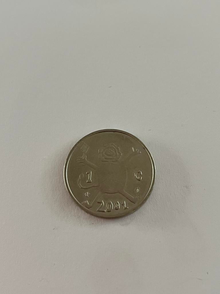 Nederlandse laatste gulden,  2001 Koningin Beatrix, Ophalen of Verzenden, Koningin Beatrix, 1 gulden, Losse munt