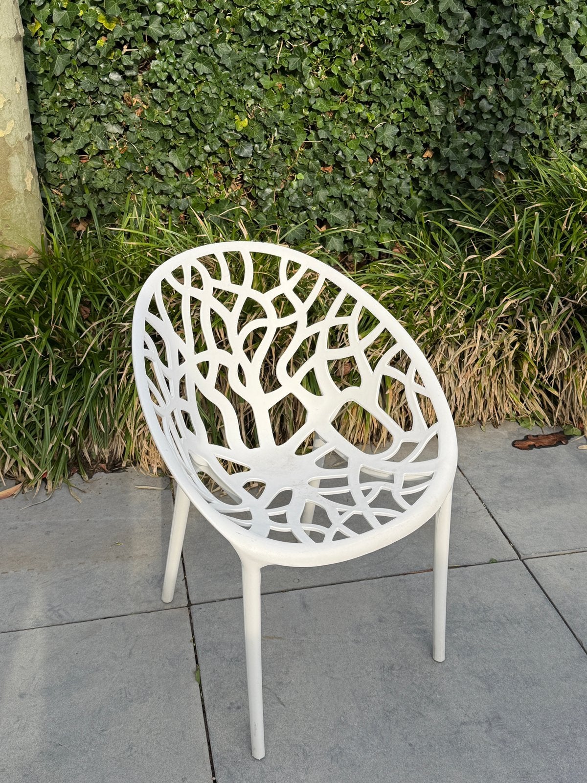 Tuinstoel Magnolia wit, Tuin en Terras, Sklum, Sklum, Ophalen of Verzenden, Zo goed als nieuw