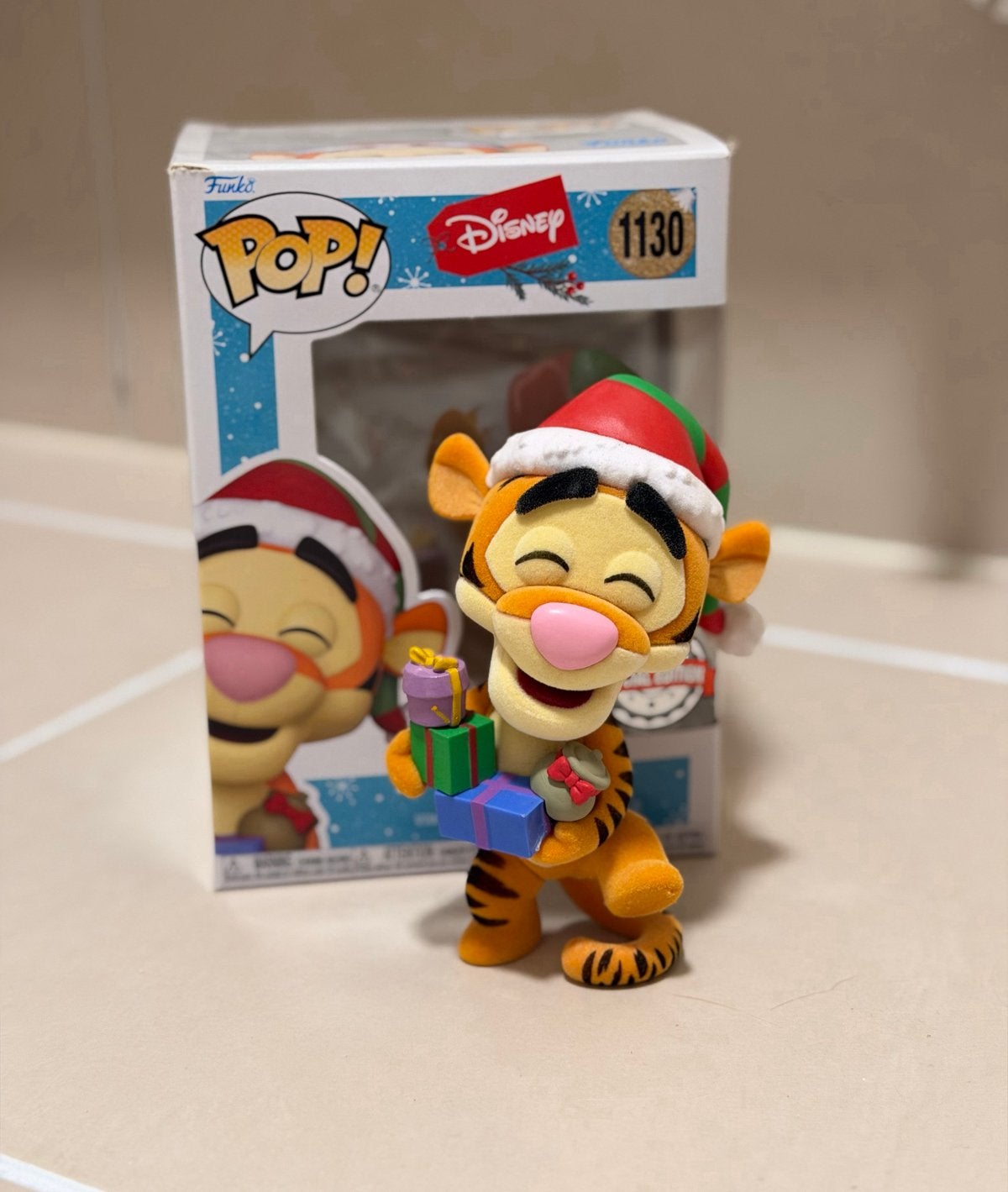 Funko Pop! Disney 1130 Tijgetje Kersteditie, Ophalen of Verzenden, Zo goed als nieuw
