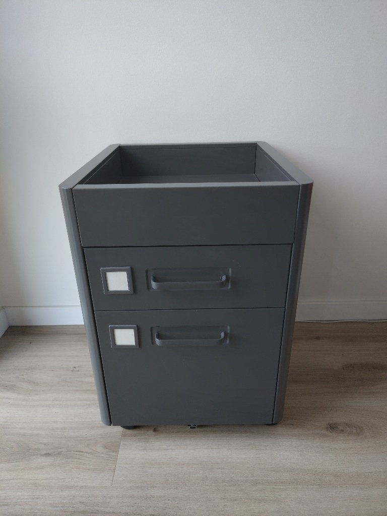 IKEA IDÅSEN Ladeblok op Wielen, Ophalen, Minder dan 50 cm, Gebruikt, 3 of 4 laden