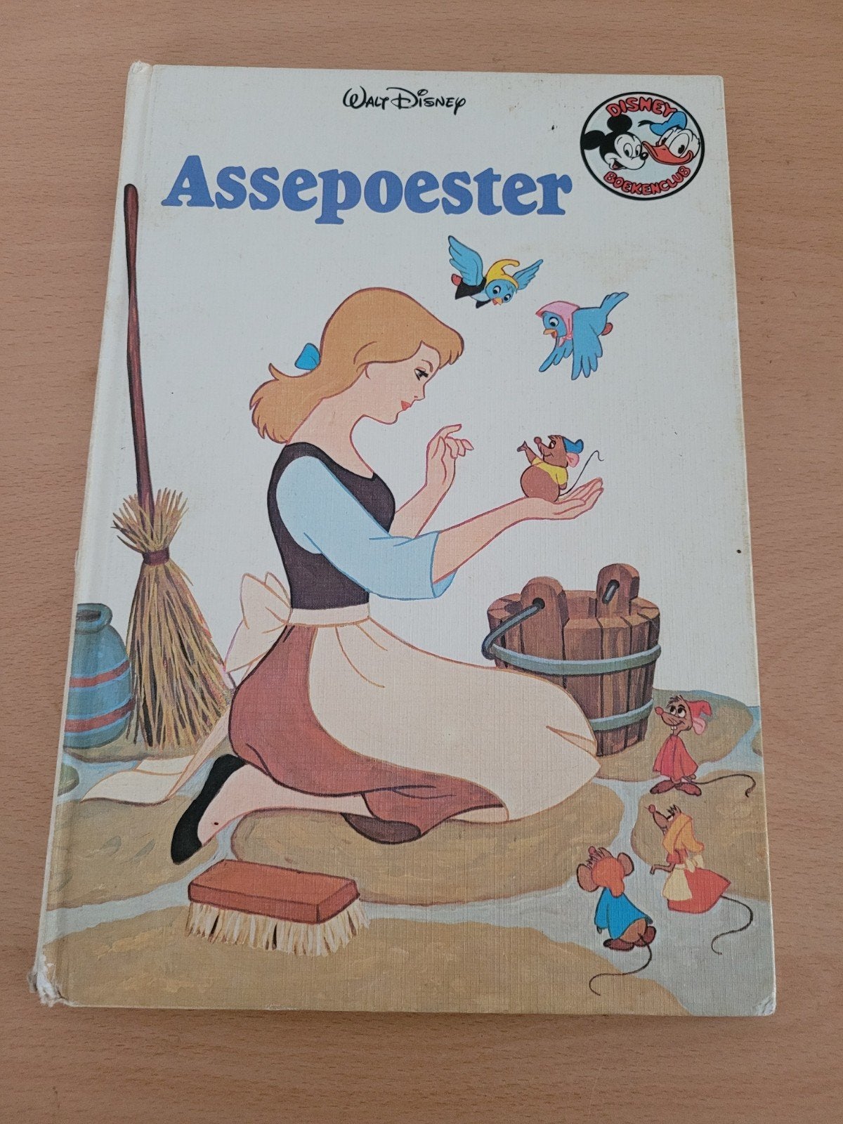 Walt Disney Assepoester sprookjes boek, Verzenden, Gelezen, Walt Disney, Sprookjes