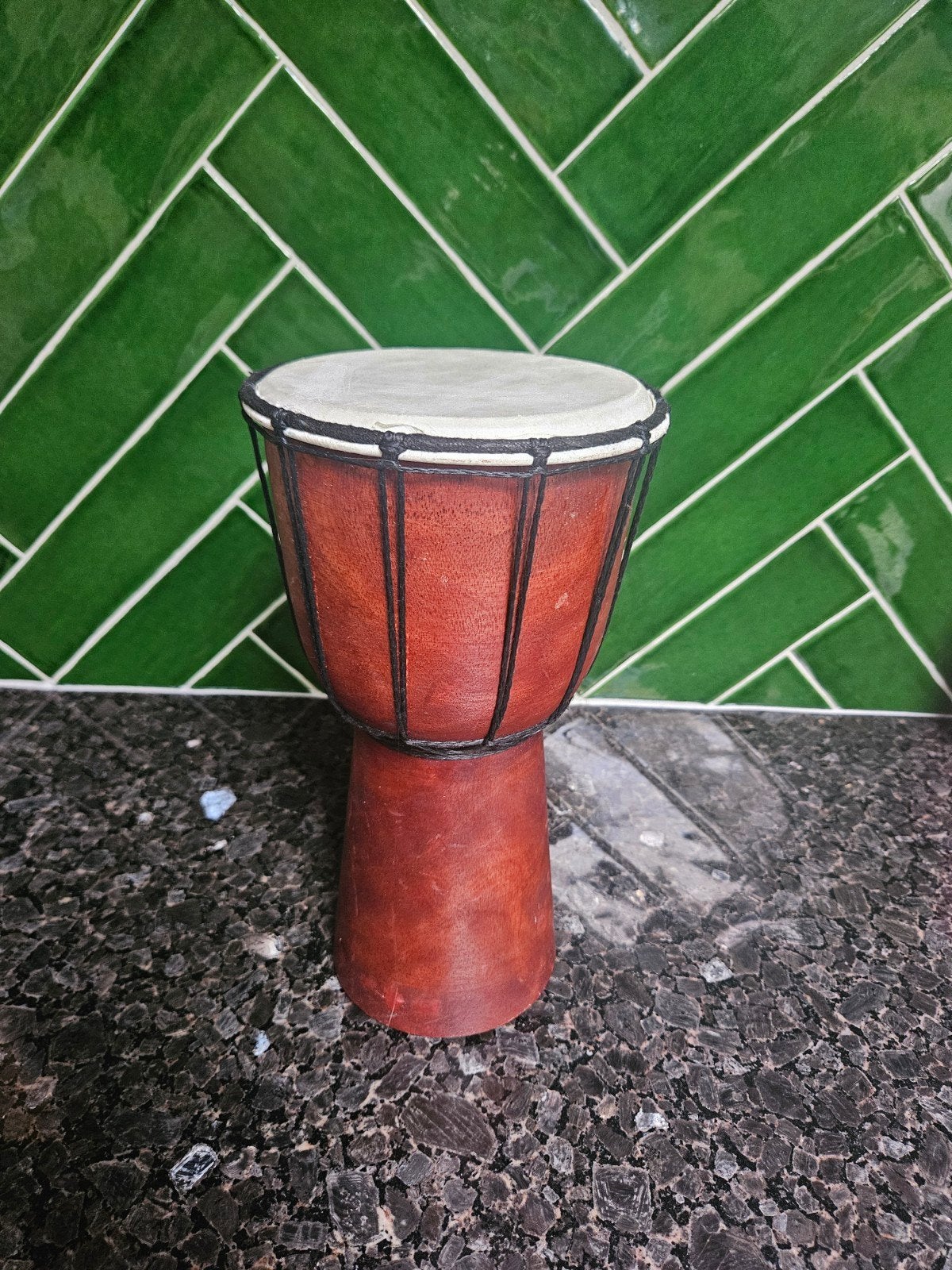 Kleine Djembe Trommel - decoratie, Ophalen of Verzenden, Gebruikt