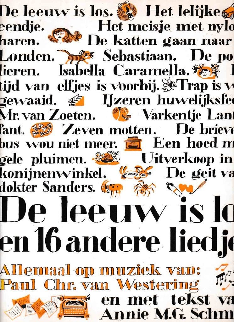 De Leeuw is losAnnie MG Schmidt ( 995 ), Muziek en Instrumenten, Ophalen of Verzenden, Gebruikt, Artiest of Componist, Populair