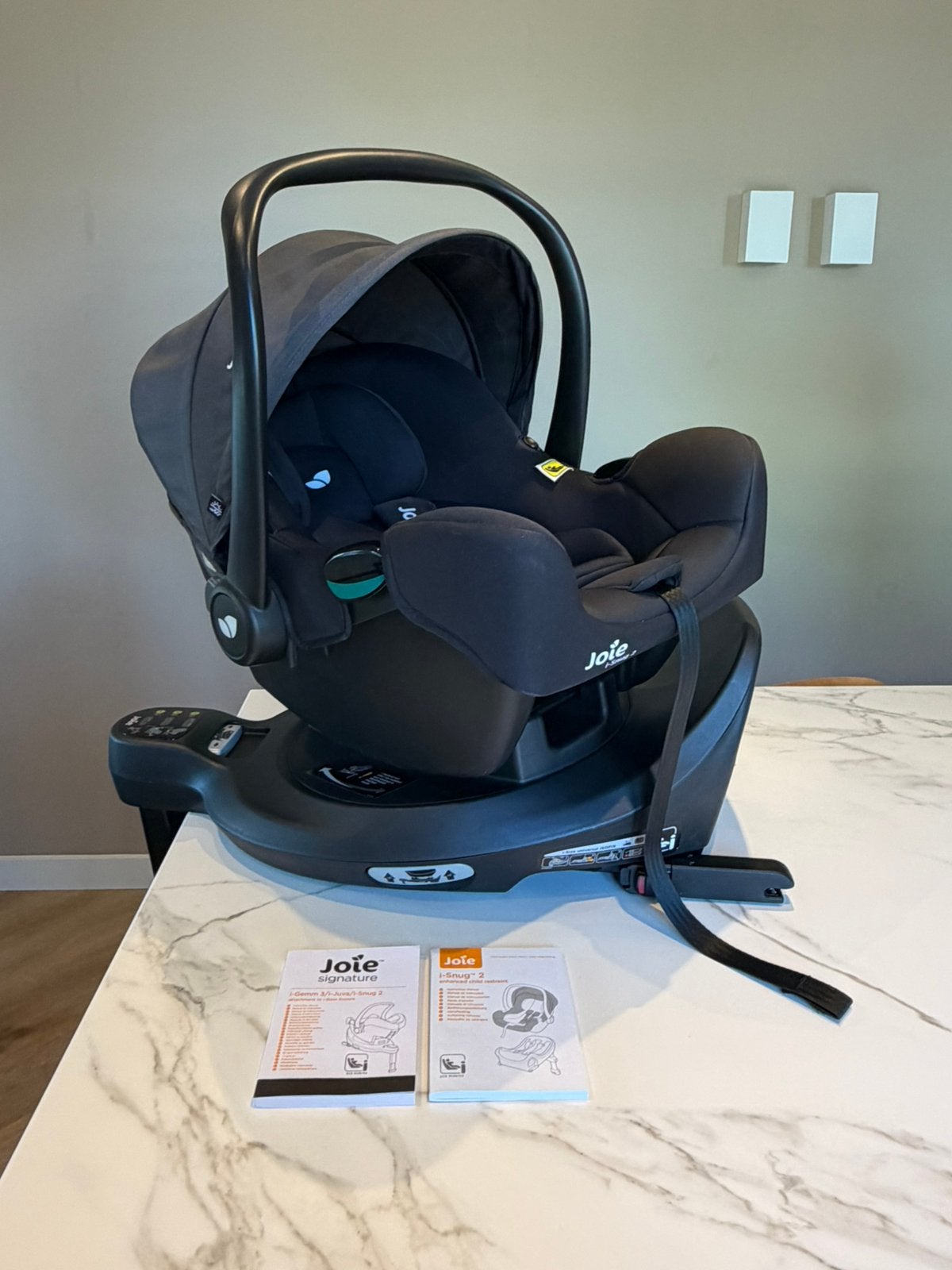 Joie i base Encore 360 iso fix & Joie i Snug 2, Zo goed als nieuw, Isofix, 0 t/m 13 kg, Ophalen