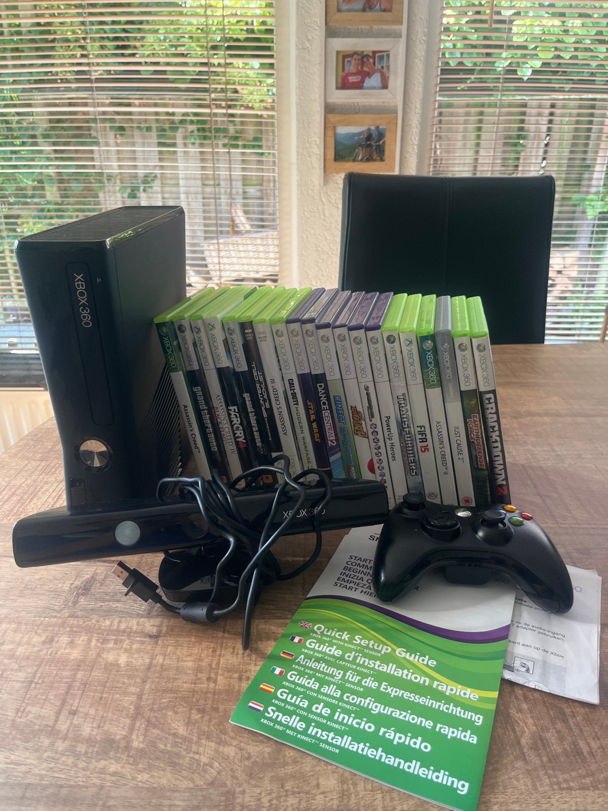 Xbox 360 Kinect bundel met diverse spellen, Ophalen of Verzenden, Gebruikt, Overige genres