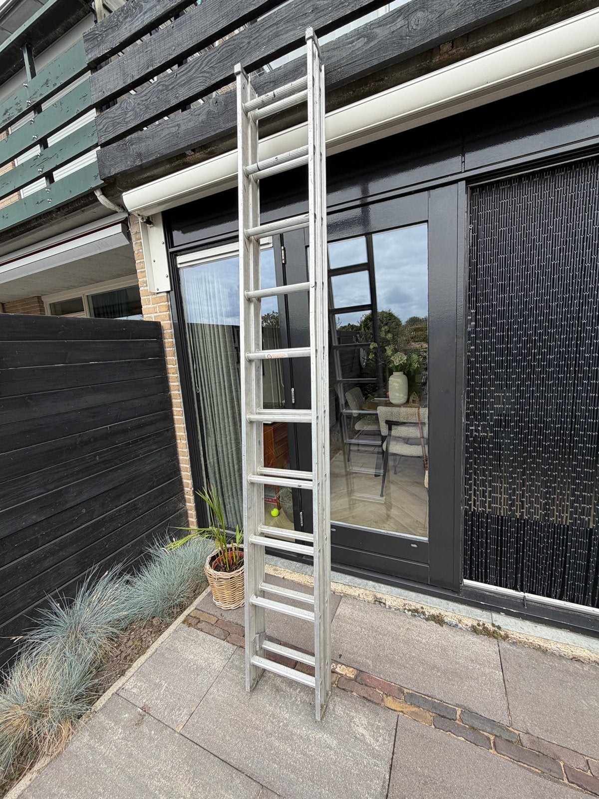 Te koop excelsior uitschuif ladder, Ophalen, Gebruikt, Ladder, Opvouwbaar of Inschuifbaar