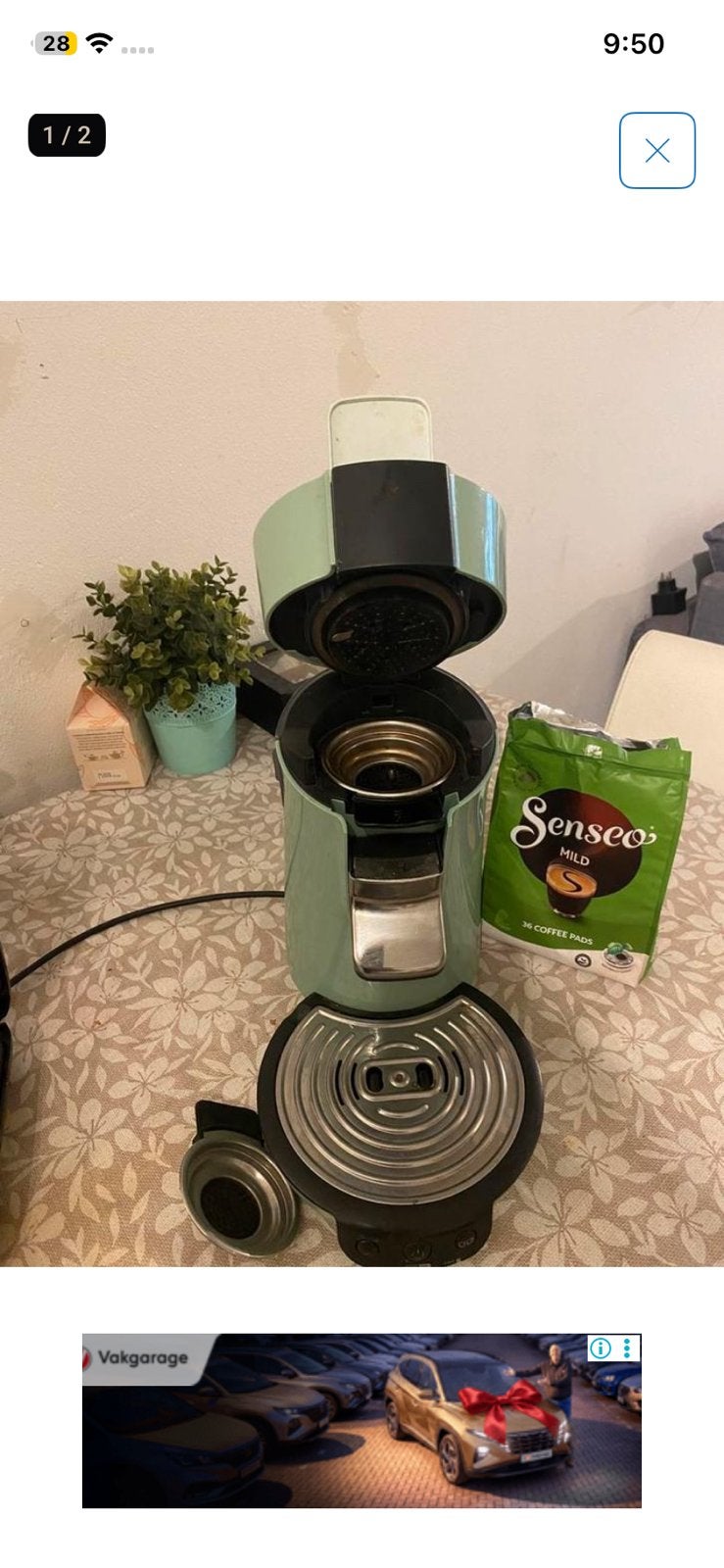 Koffie appraat senseo philips, Ophalen, Koffiemachine