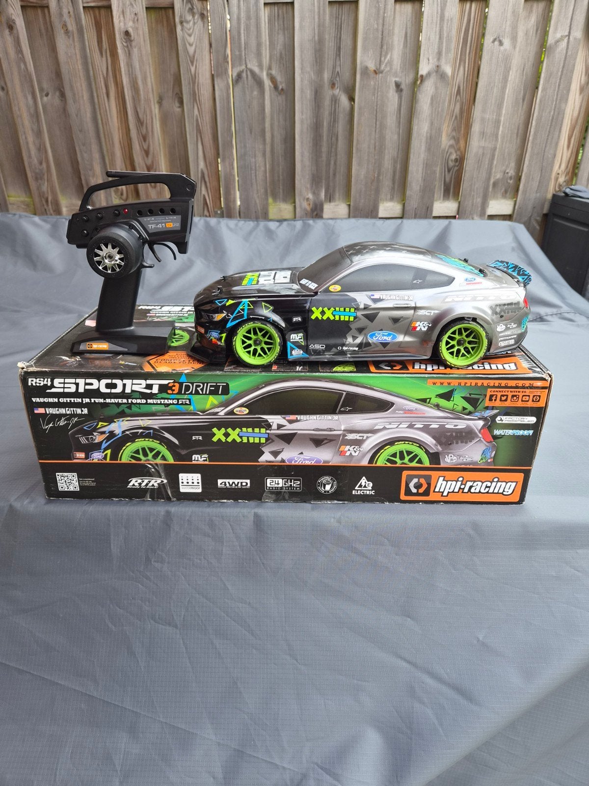 te koop zgan hpi rs4 sport 3 drift., Zo goed als nieuw, Schaal 1:10, Auto onroad, RTR (Ready to Run)