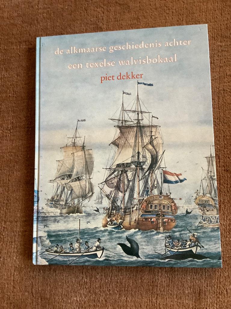 Texel Alkmaarse geschiedenis achter  Texelsche walvisbokaal, Ophalen of Verzenden, Zo goed als nieuw