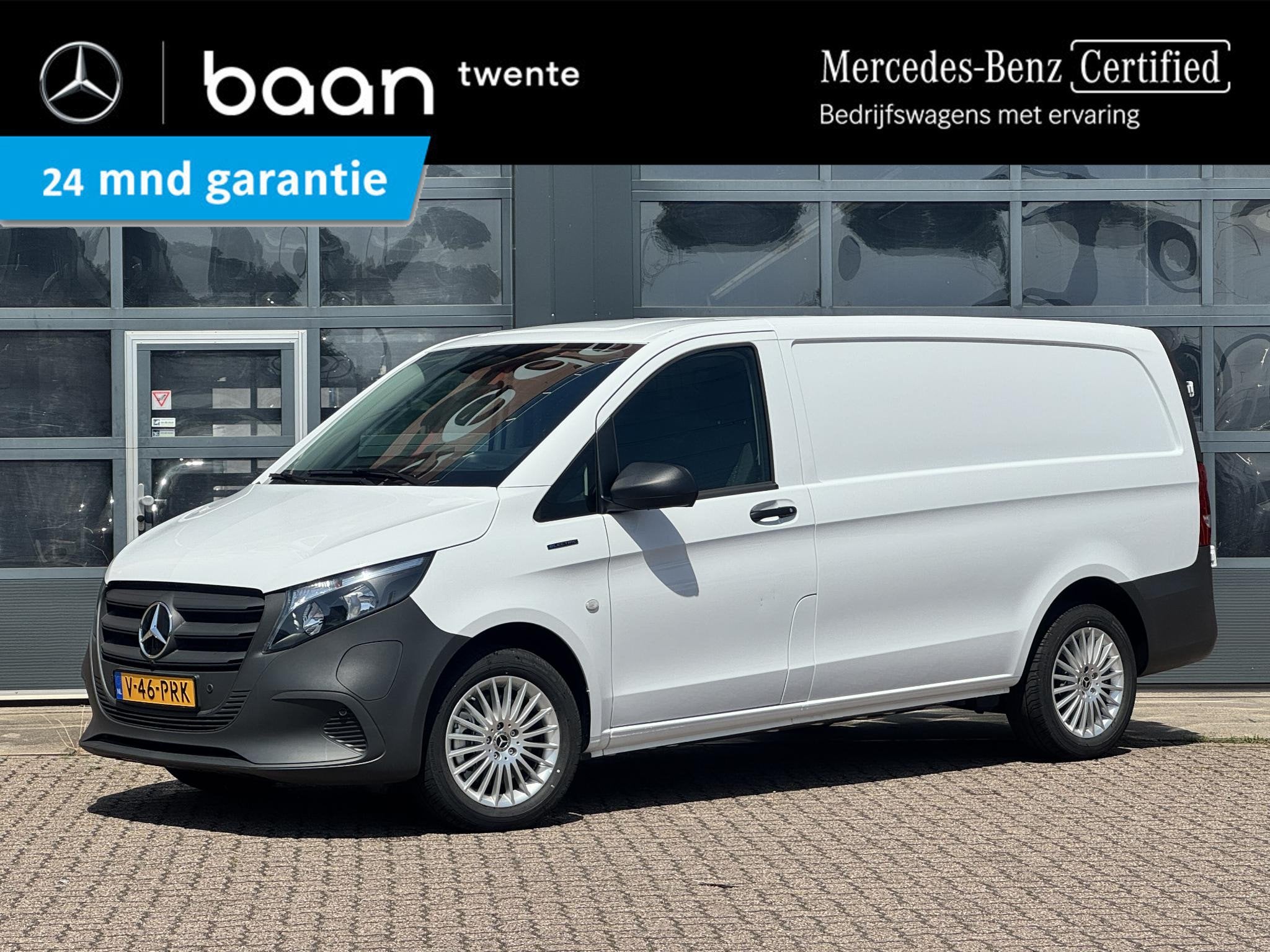 Mercedes-Benz eVito 112 L2 66 kWh | Camera | Apple/Android a, Auto's, Stof, Gebruikt, 116 pk, Wit
