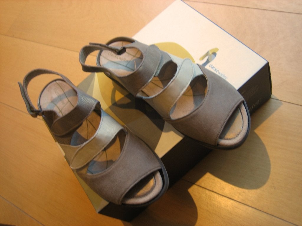 Nieuw! Comfort sandaal CLASSIC WALKER MIA 5,5-H snazzeys, Bruin, Verzenden, Sandalen of Muiltjes, Nieuw