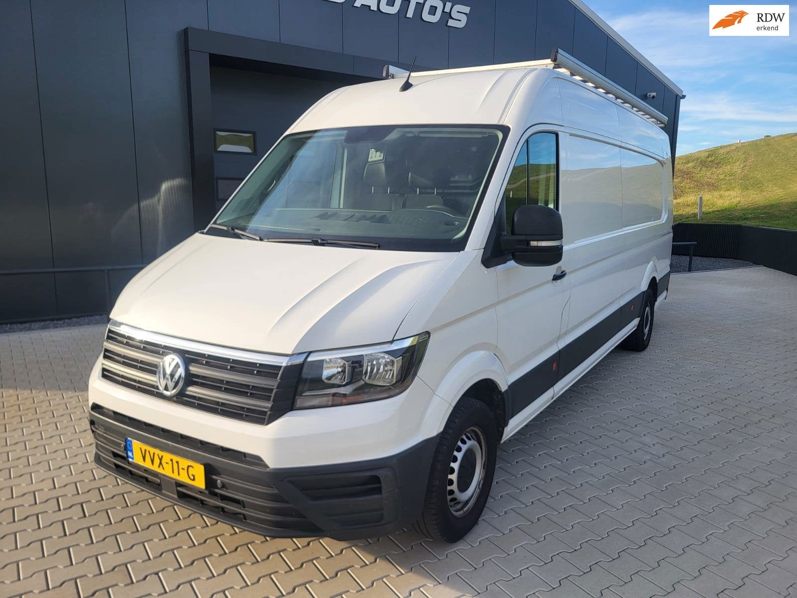 Volkswagen Crafter 35 2.0 TDI L5H3 Comfortline, Camera, Park, Gebruikt, 4 cilinders, Volkswagen, Wit