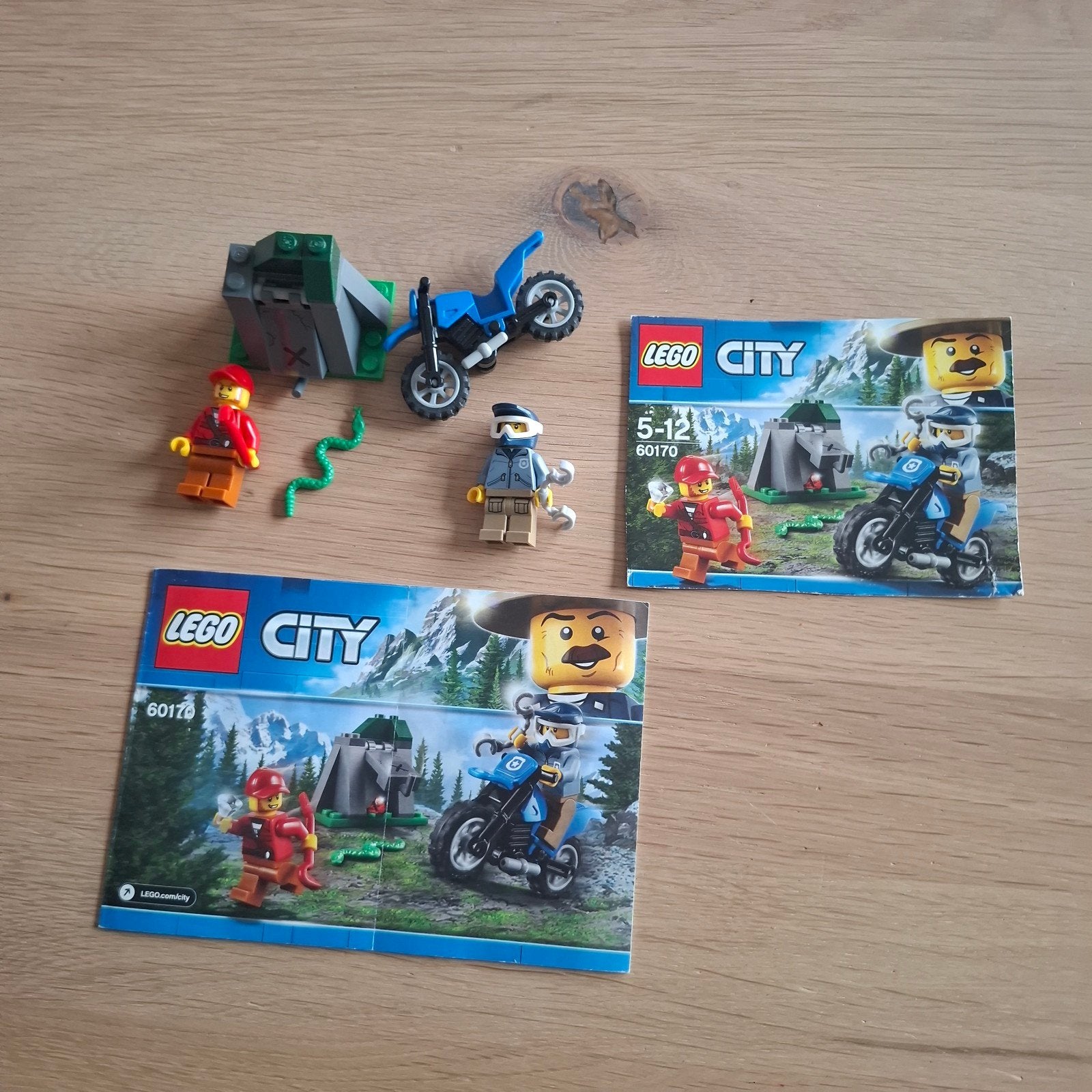 60170 Lego Politie met motor en Dief, Ophalen of Verzenden