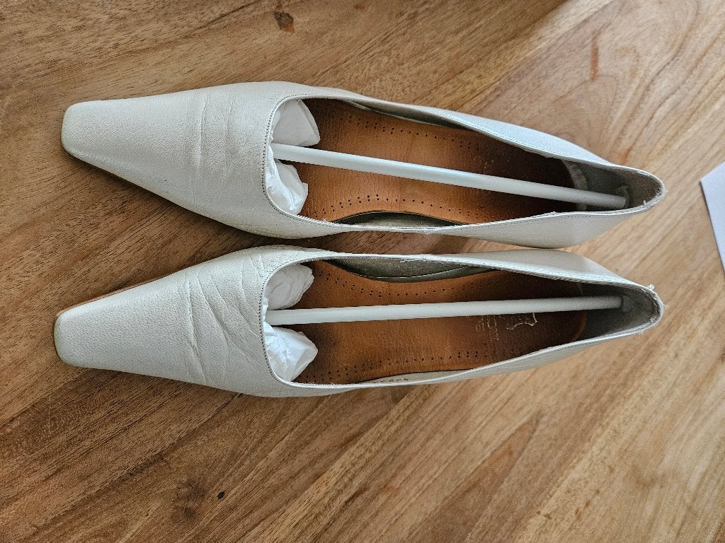 Trouwschoenen maat 37, Ophalen, Wit, Accessoires, Indira
