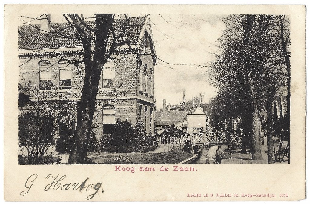 Koog aan de Zaan, Verzenden, Voor 1920, Gelopen, Noord-Holland