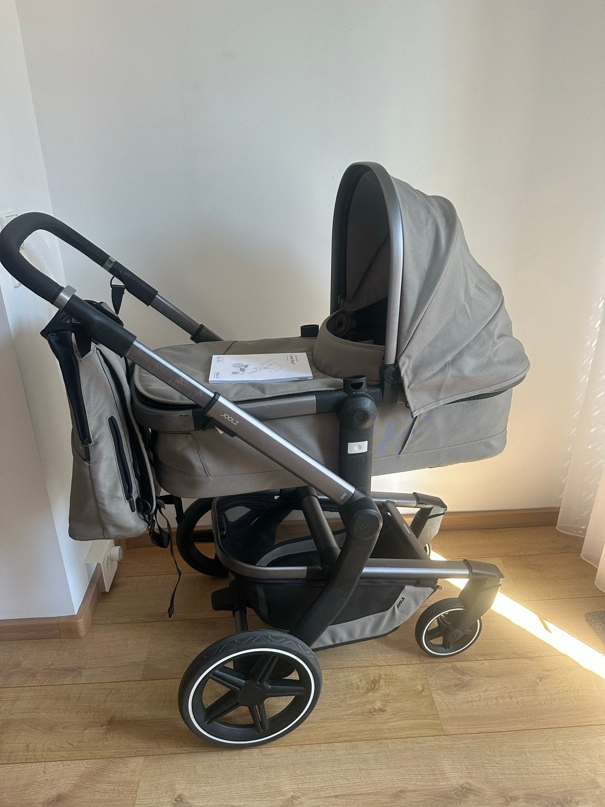 Joolz Day+ Mindful Green kinderwagen met accessoires, Gebruikt, Combiwagen, Met reiswieg, Ophalen