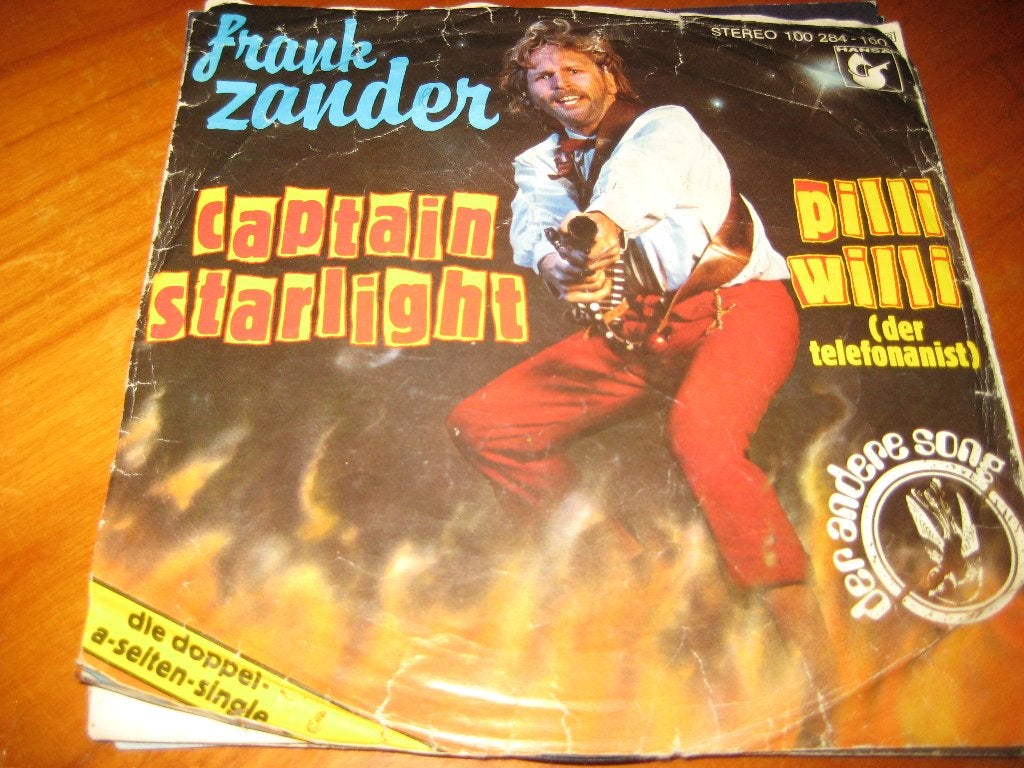 Frank Zander: Captain Starlight, Ophalen of Verzenden, Zo goed als nieuw, Pop