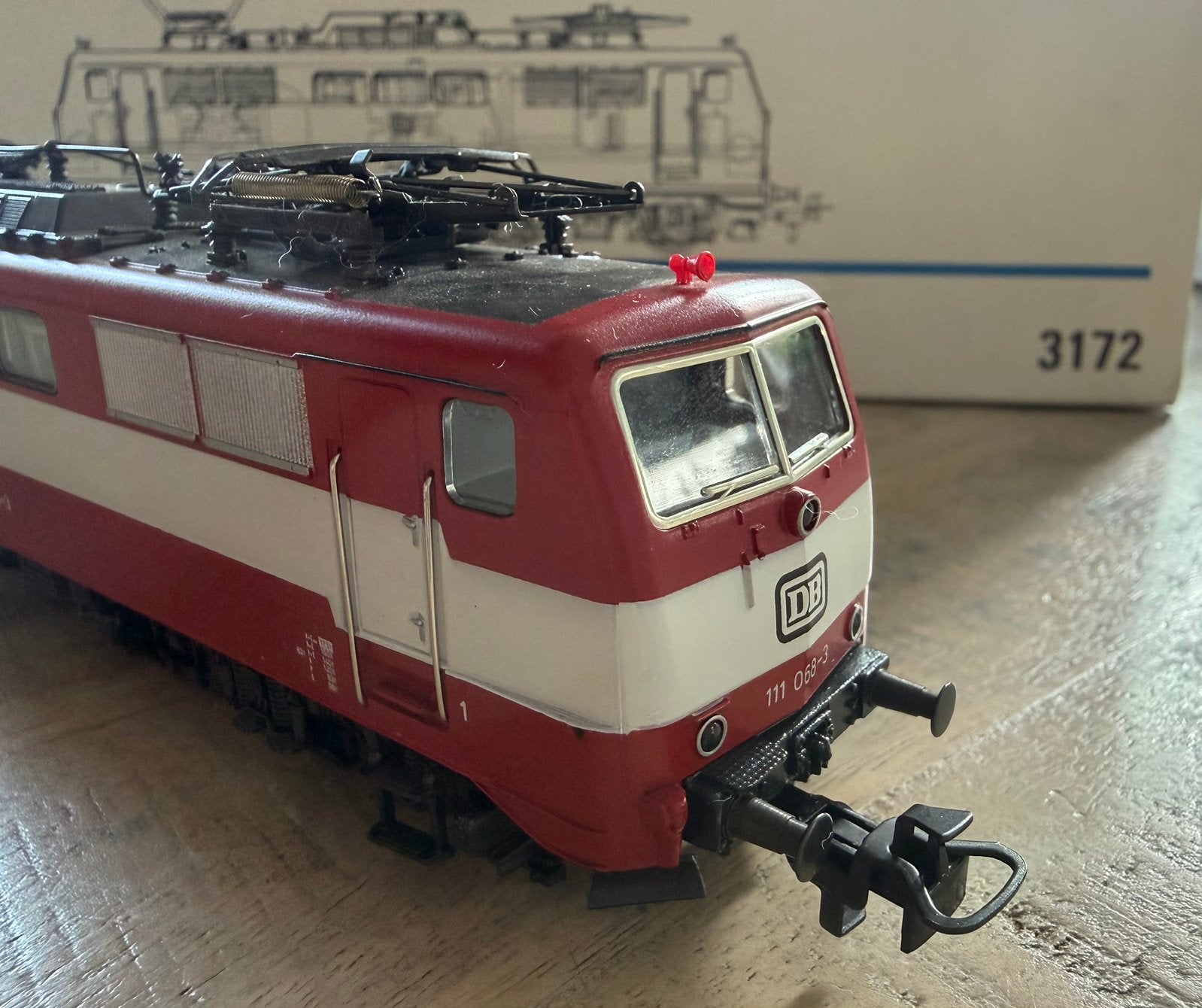 Märklin 3172 H0 Elektrische locomotief DB digitaal, Wisselstroom, Locomotief, Ophalen of Verzenden, Zo goed als nieuw