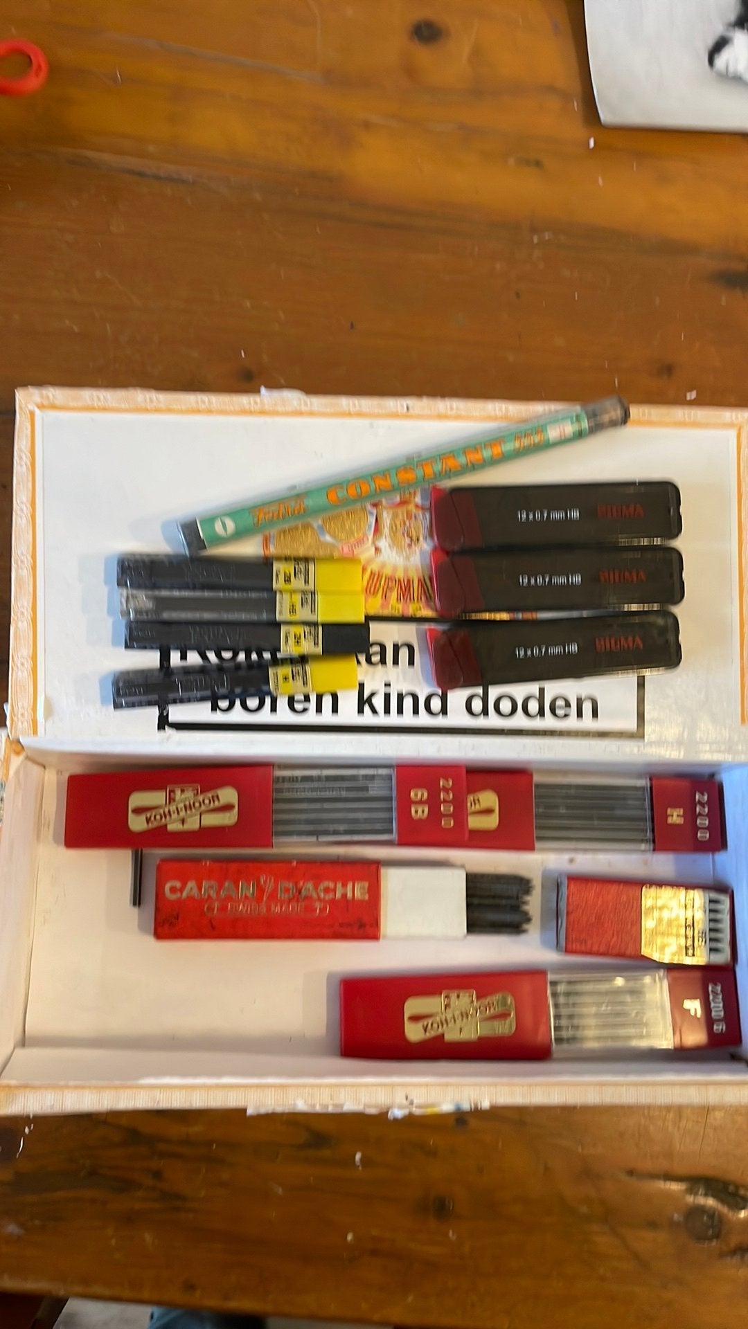 Potloodvullingen, oa koh-I-noor, caran D’ache, Ophalen of Verzenden, Gebruikt