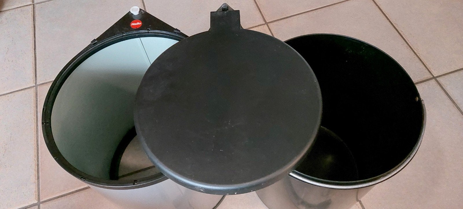 HAILO Inbouw Prullenbak 15 Liter BIEDEN va €15, 10 tot 20 liter, Ophalen, Gebruikt, Kunststof