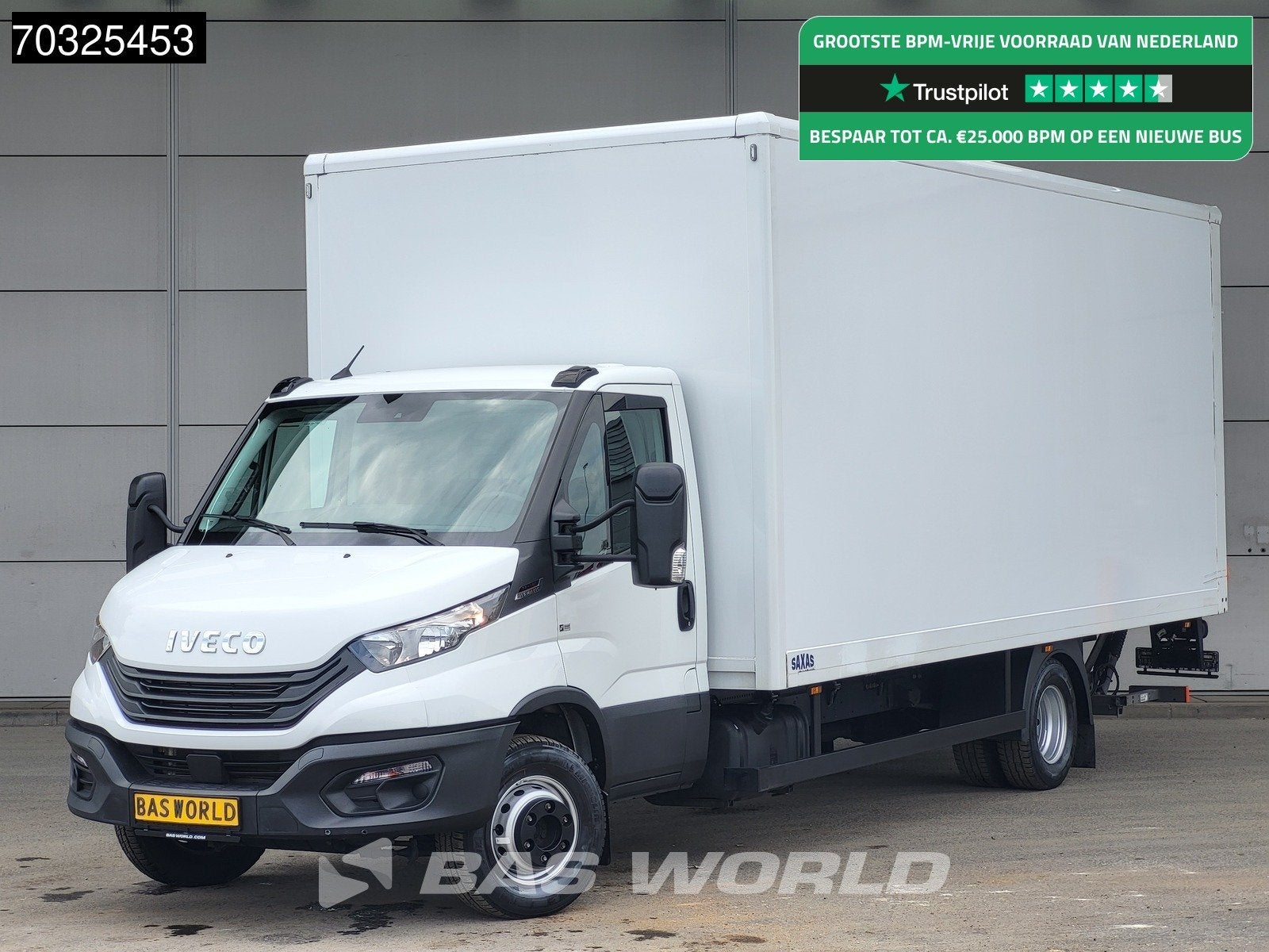 Iveco Daily 72C18 3.0L Automaat 1000KG Laadklep Luchtvering, Auto's, Automaat, Stof, Gebruikt, Euro 6