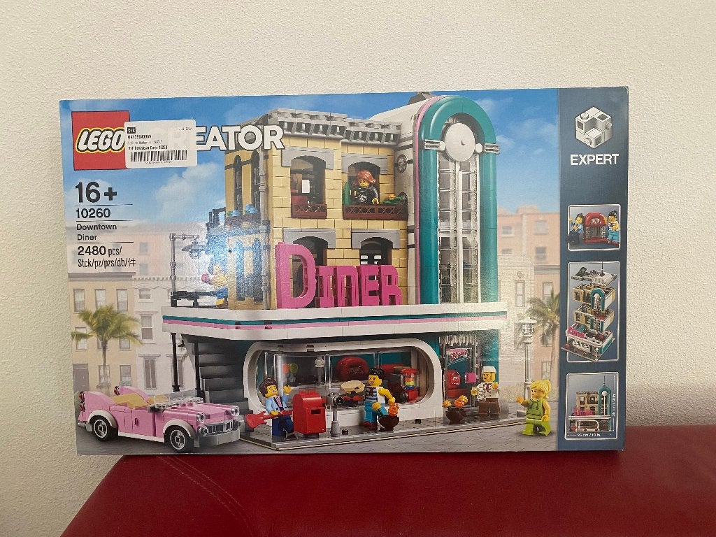 Lego 10260 Creator Expert Diner in de stad, Kinderen en Baby's, Ophalen, Lego, Nieuw, Compleet