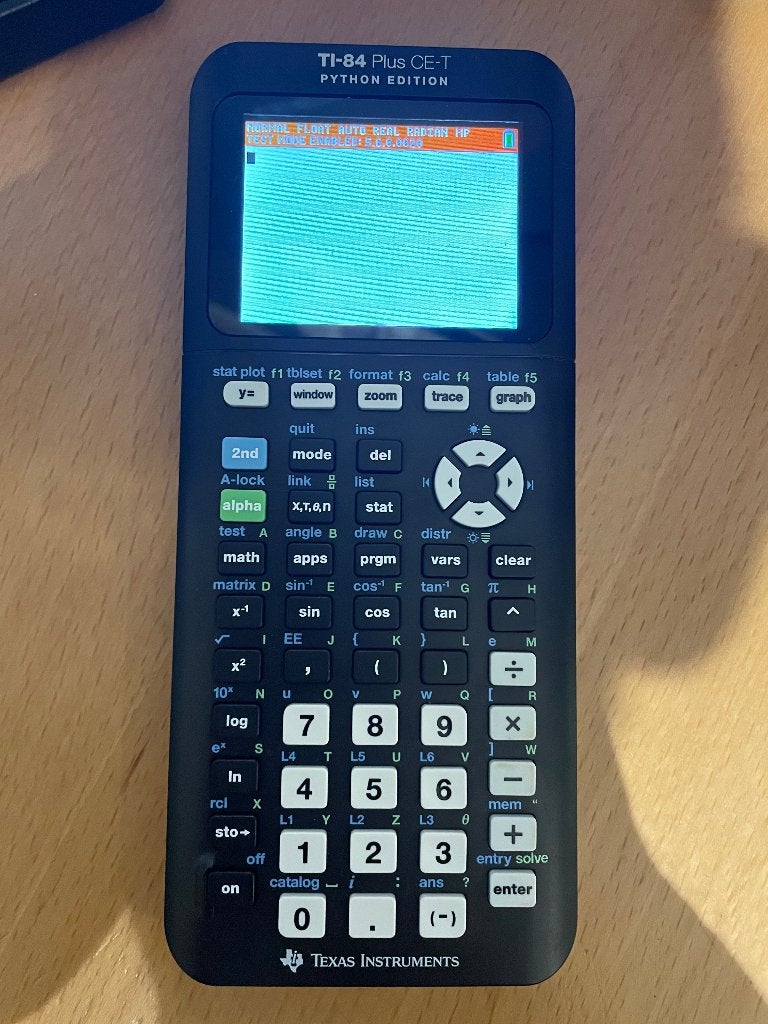 Rekenmachine TI-84 Plus CE-T Python Edition, Ophalen of Verzenden, Grafische rekenmachine, Zo goed als nieuw