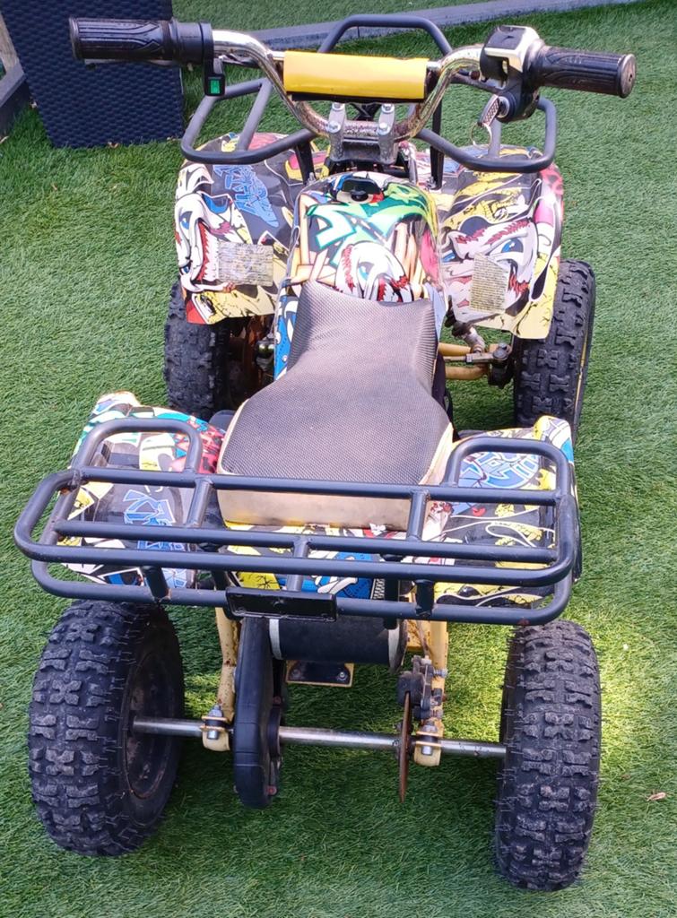 Kinder quad tot 8 jaar, Ophalen