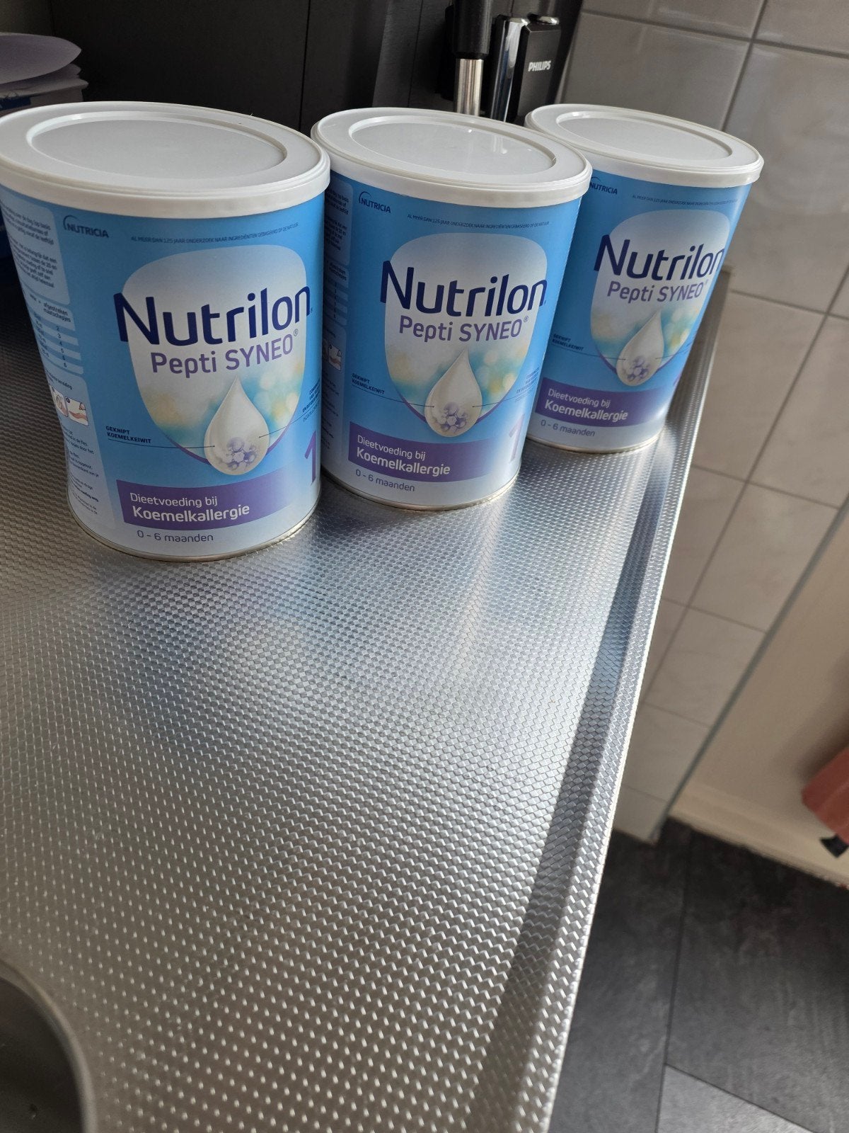 Nutrilon Pepti Syneo 800 g per blik, Ophalen of Verzenden, Nieuw, Babyvoedingmaker, Nutrilon