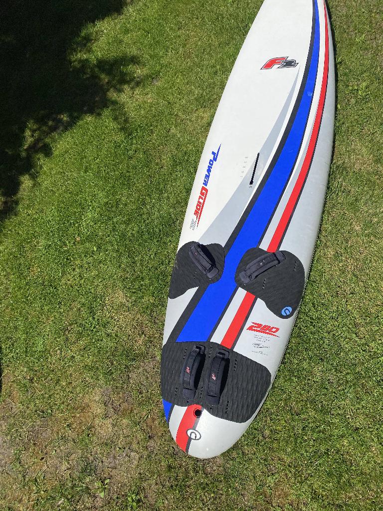 F2 Powerglide 280 surfplank, compleet, Ophalen, 250 tot 300 cm, Gebruikt, Met draagtas