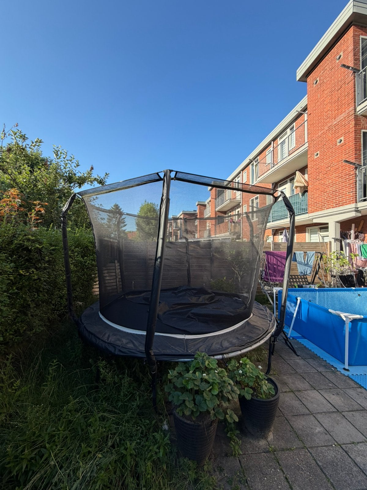 Trampoline 5 kinderen 100 kg virtufit merk, Ophalen, Gebruikt