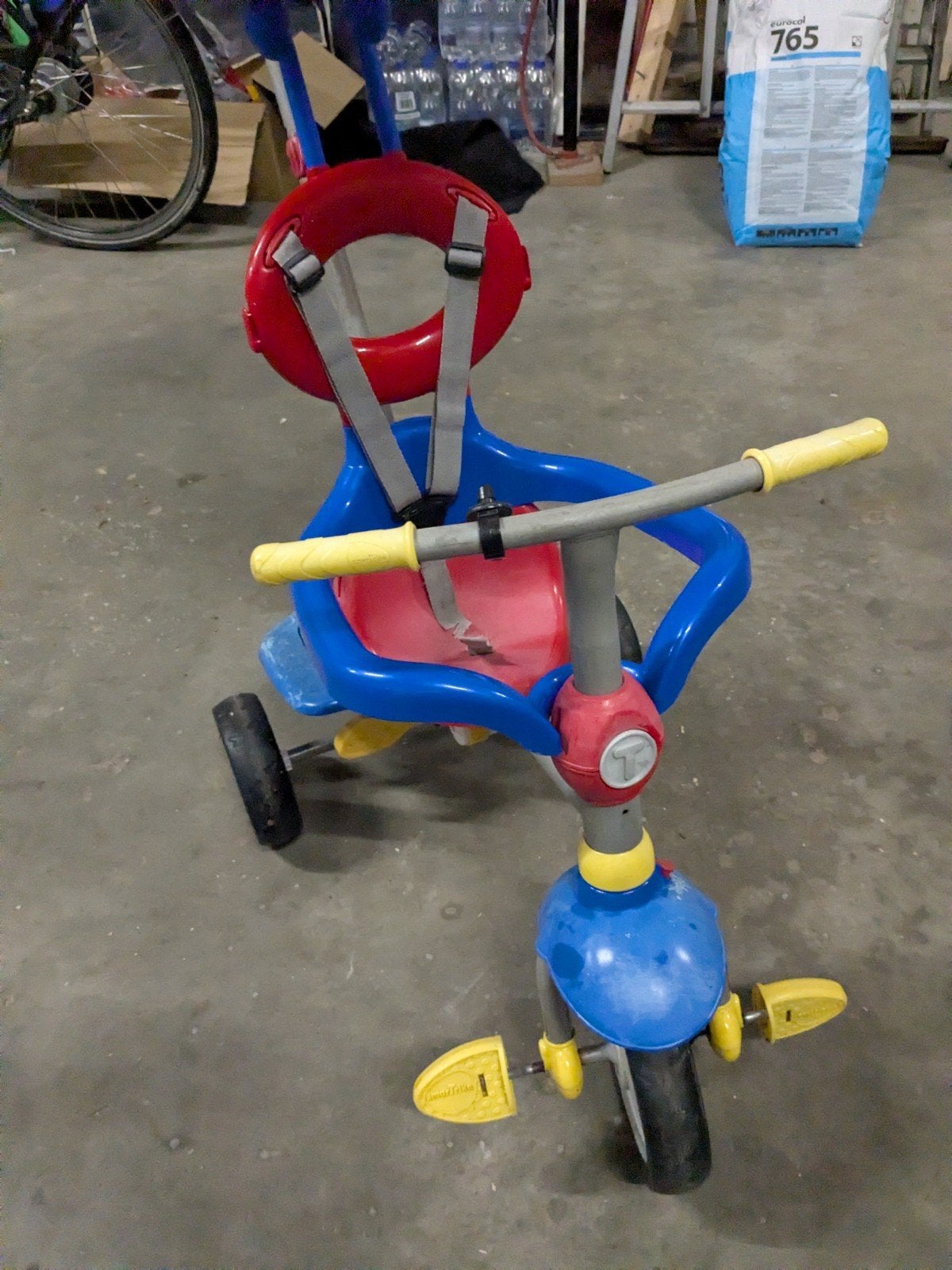 Smart Trike 3-wieler met duwstang en zonnekap, Fietsen en Brommers, Ophalen, Gebruikt, Smart Trike