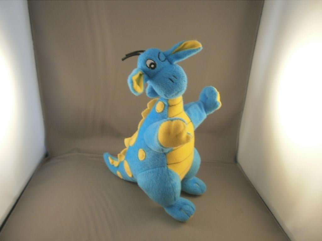 capfun sprookjescamping dino/draak blauw met gele stippen, Ophalen of Verzenden, Zo goed als nieuw, Overige typen