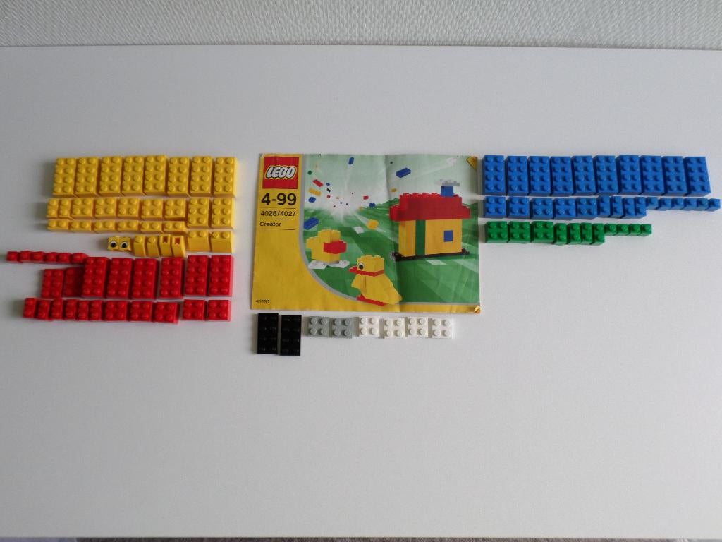 Lego Creator 4026/4027 Create Your Dreams uit 2003 (geen ovp, Gebruikt, Lego, Compleet, Ophalen of Verzenden