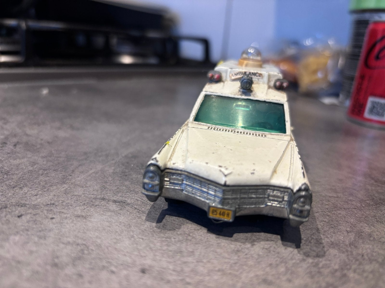 Dinky Toys 267 Superior Cadillac Ambulance 1969 ( Gebruikt), Ophalen, Gebruikt