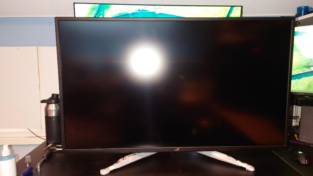 ASUS ROG Strix XG438Q, Computers en Software, Ophalen, Gebruikt, 101 t/m 150 Hz, VA